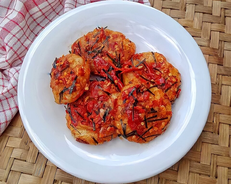 Pempek sambal - Traditional Indonesia dish