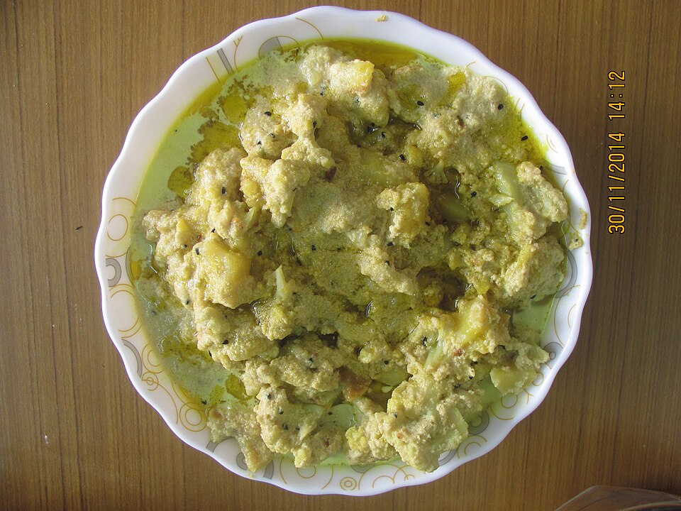 Phulkopi posto - Traditional India dish