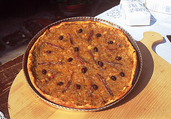 pissaladière - Traditional France dish
