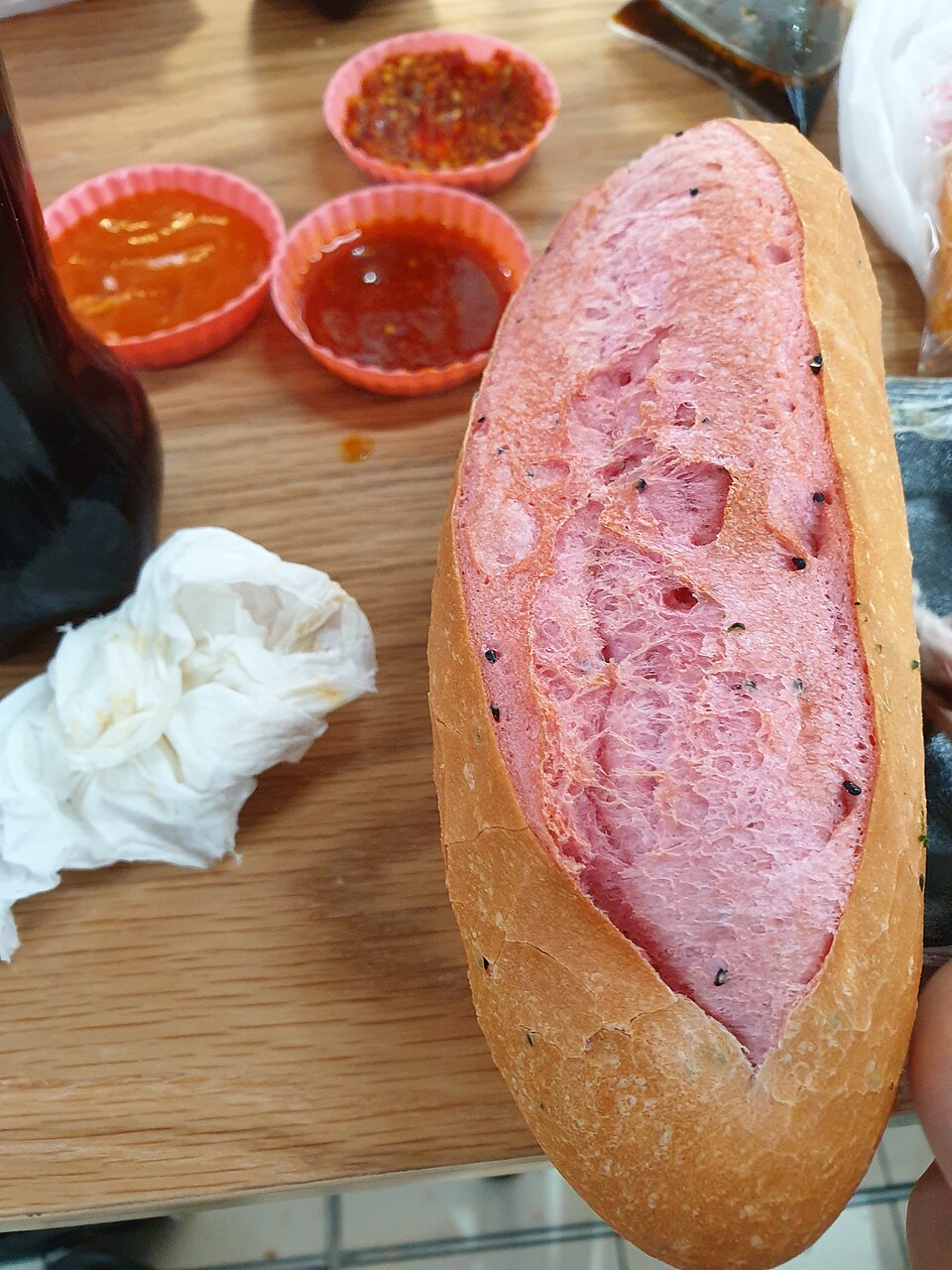 Pitaya bread - Traditional Vietnam dish