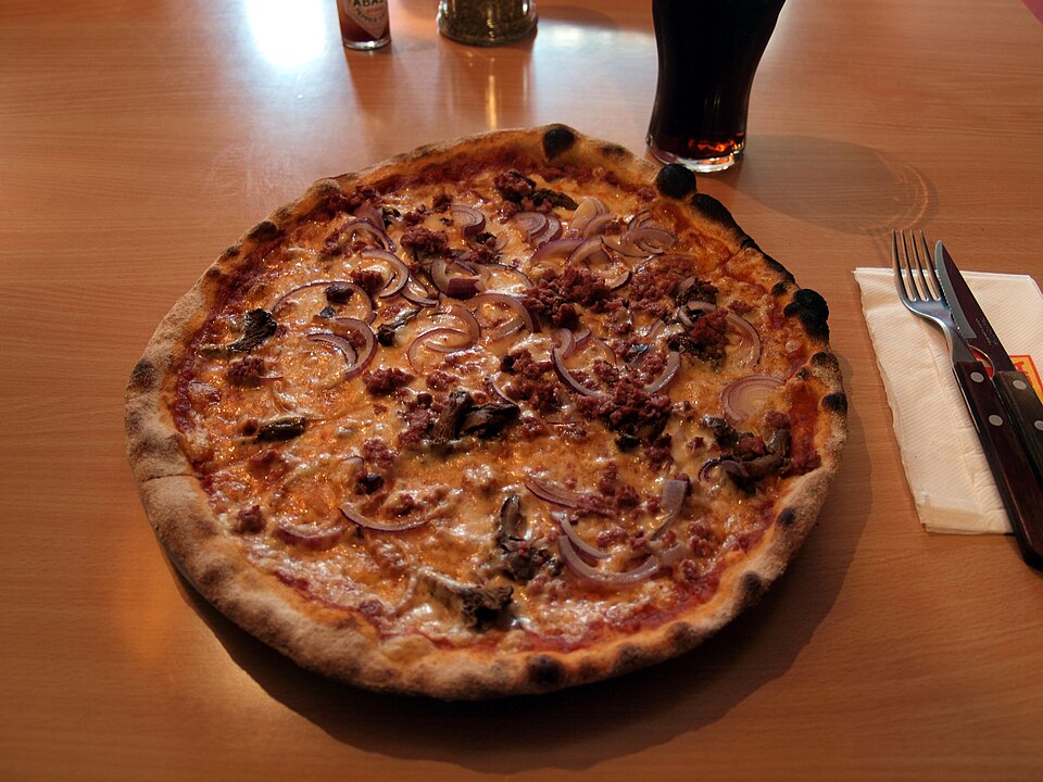 Pizza Poro - Traditional Finland dish