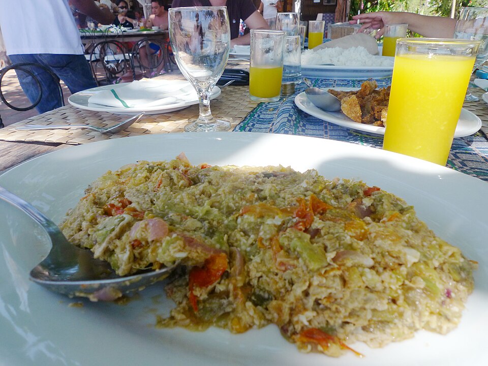 Poqui poqui - Traditional Philippines dish