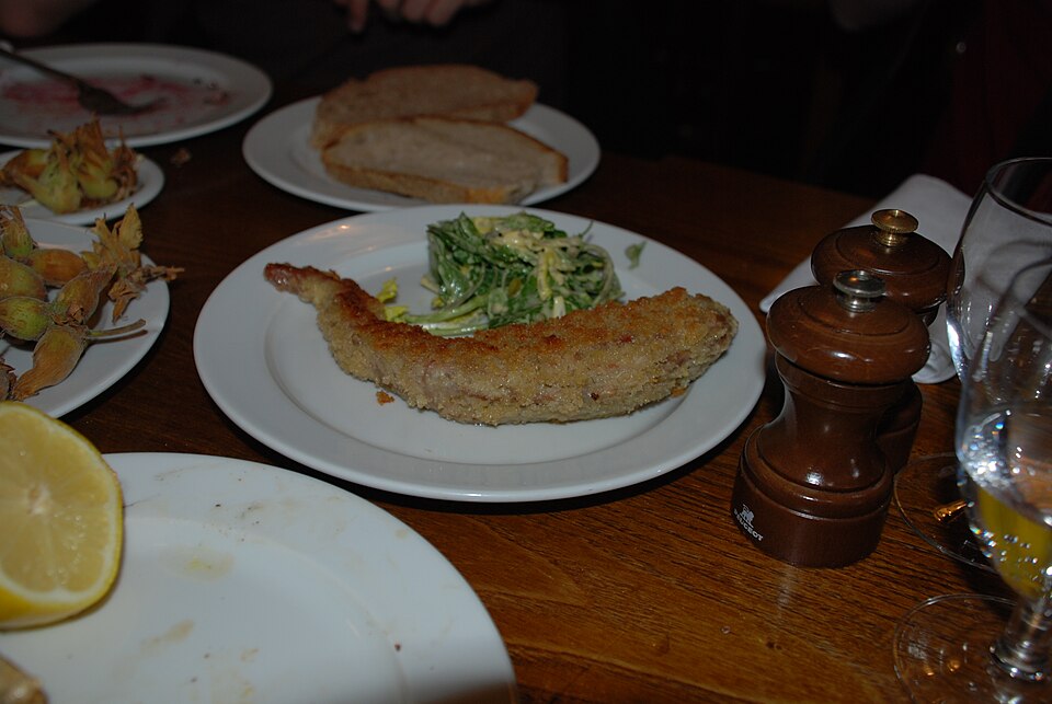 pork tail - Traditional Spain dish