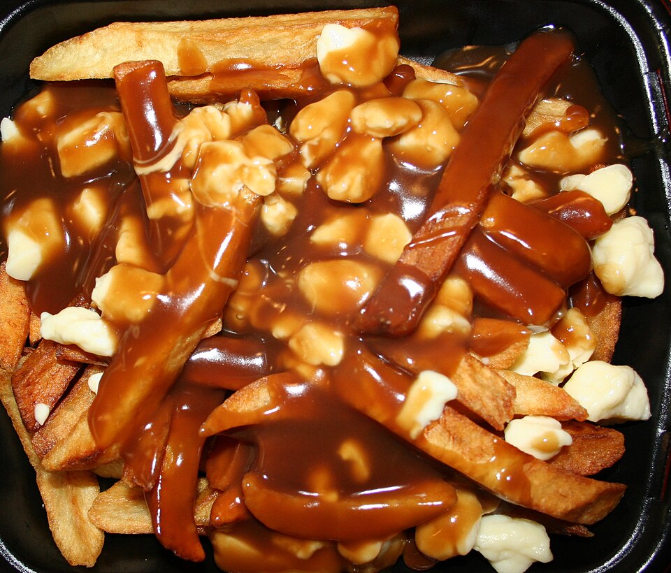 poutine - Traditional Canada dish