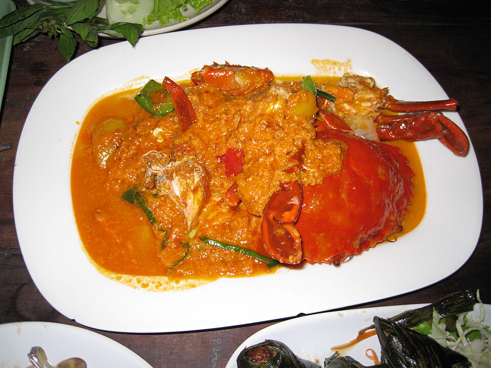 pu phat phong kari - Traditional Thailand dish
