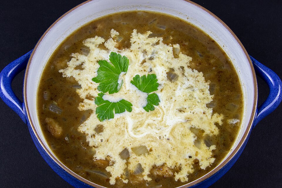 Pumpernickelsuppe - Traditional Germany dish