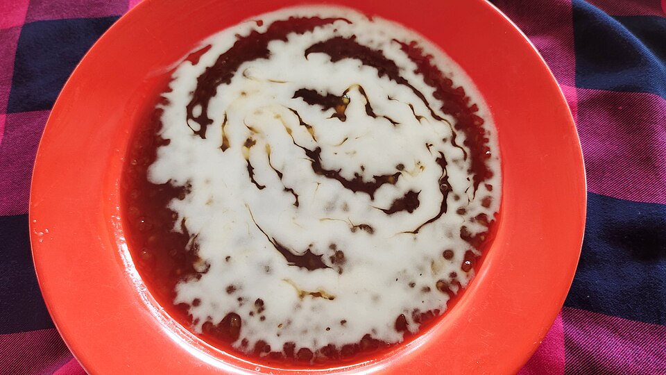 Randang porridge - Traditional Indonesia dish