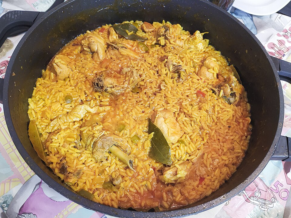 Rice with chicken a la chorrera - Traditional Cuba dish