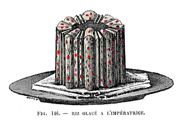 riz à l'impératrice - Traditional France dish