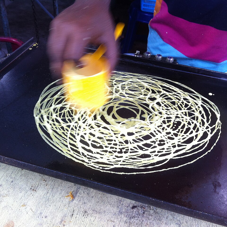 Roti jala - Traditional Malaysia dish