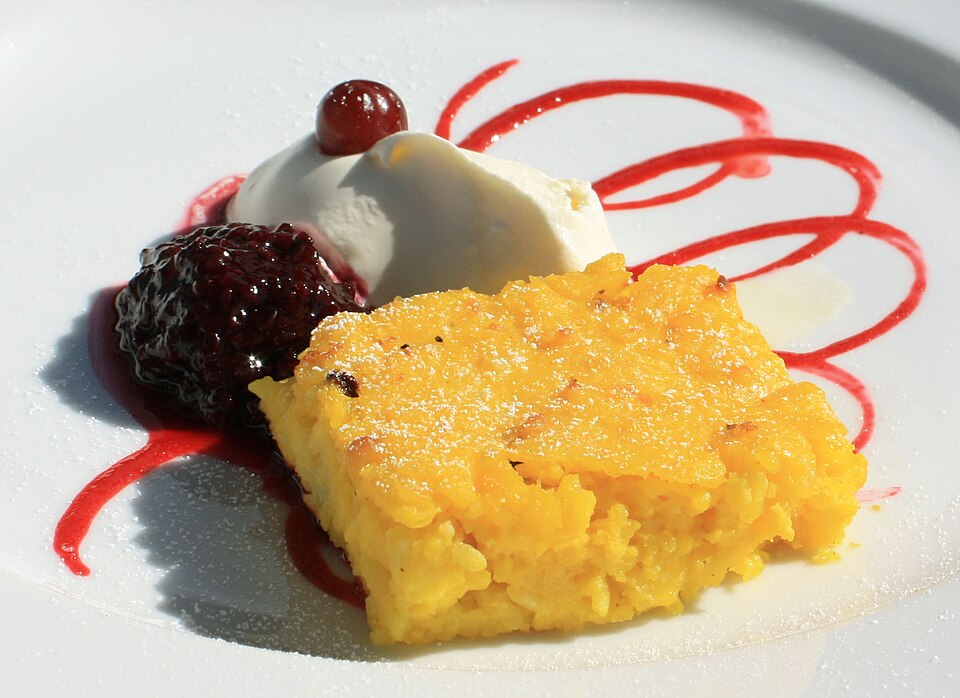 saffron pancake - Traditional Sweden dish