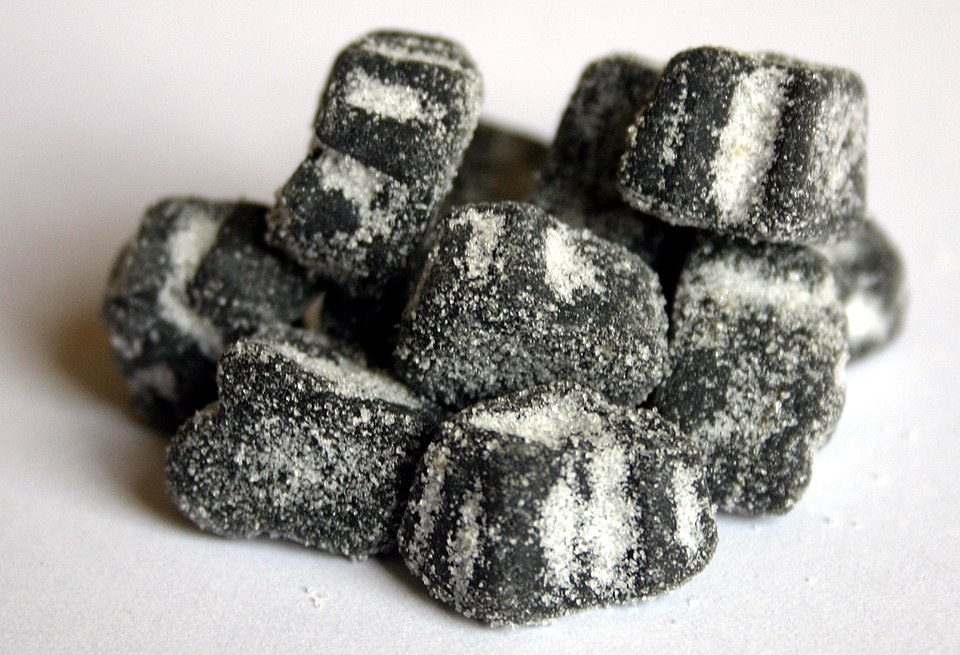 salty licorice - Traditional Finland dish