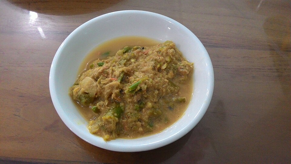 sambal asam udueng - Traditional Indonesia dish