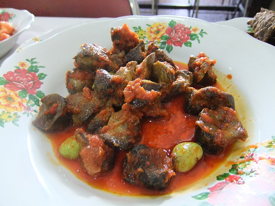 Sambal goreng hati - Traditional Indonesia dish