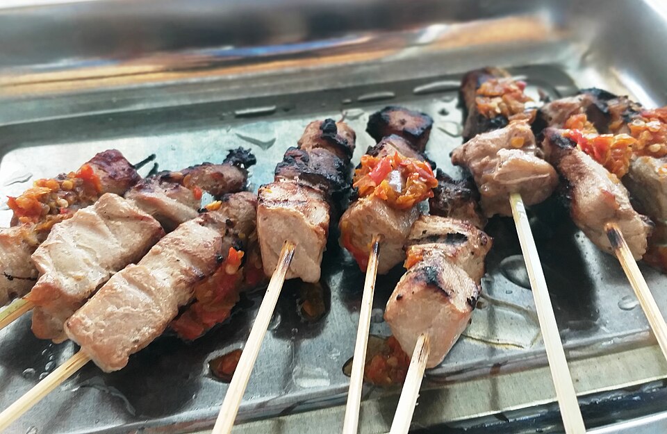 Satay Tuna - Traditional Indonesia dish
