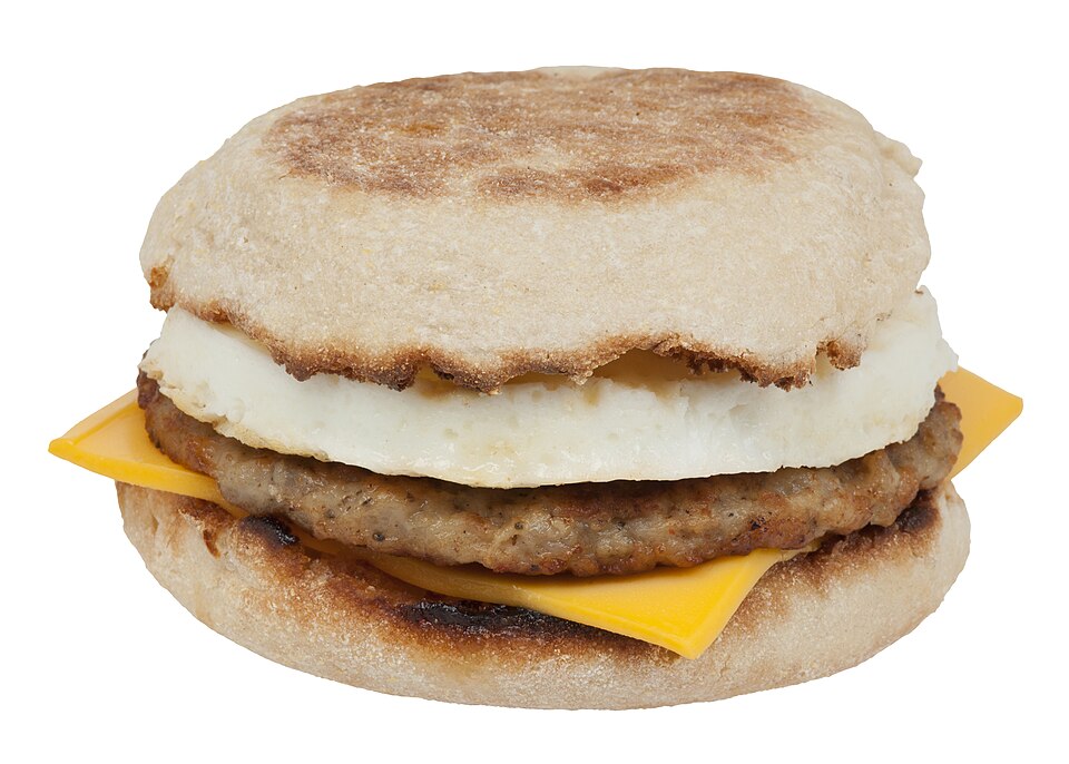 Sausage McMuffin with Egg - Traditional United States of America dish