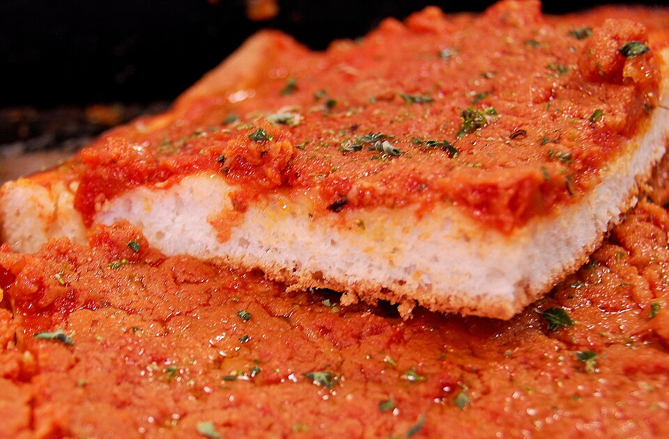 Sfincione - Traditional Italy dish