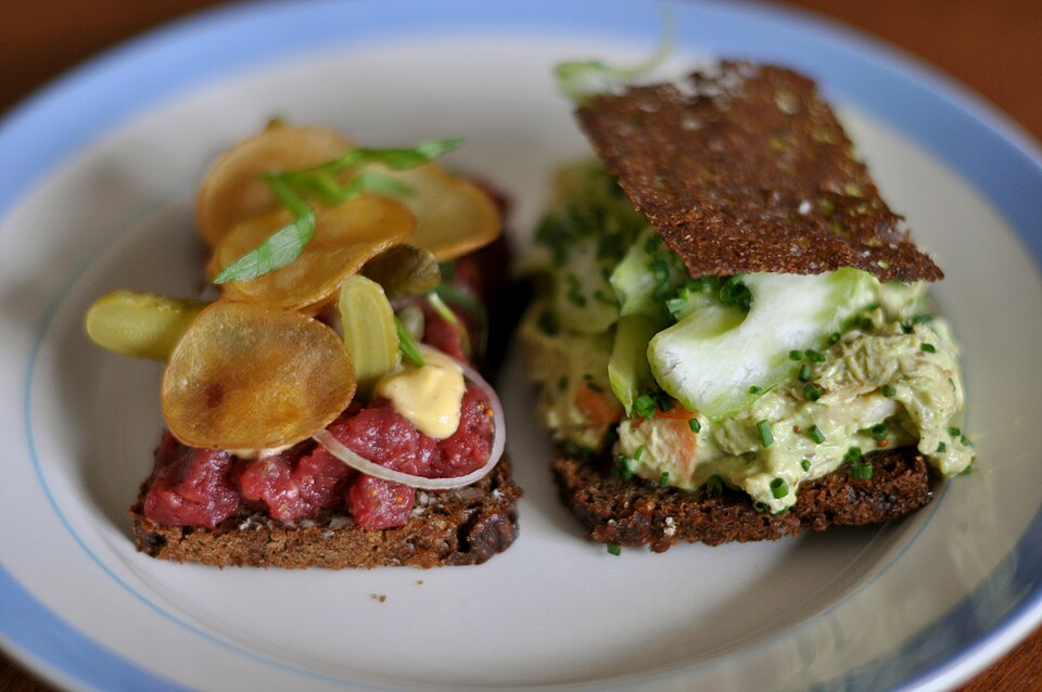 smørrebrød - Traditional Denmark dish