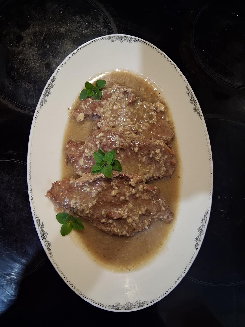 Sofrito (stew) - Traditional Greece dish