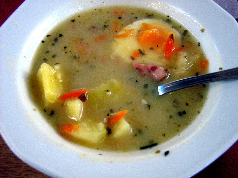 sour rye soup - Traditional Poland dish