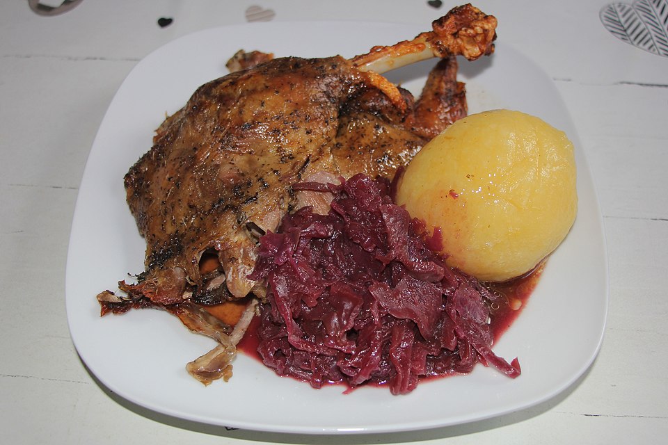St. Martin's goose - Traditional Austria dish