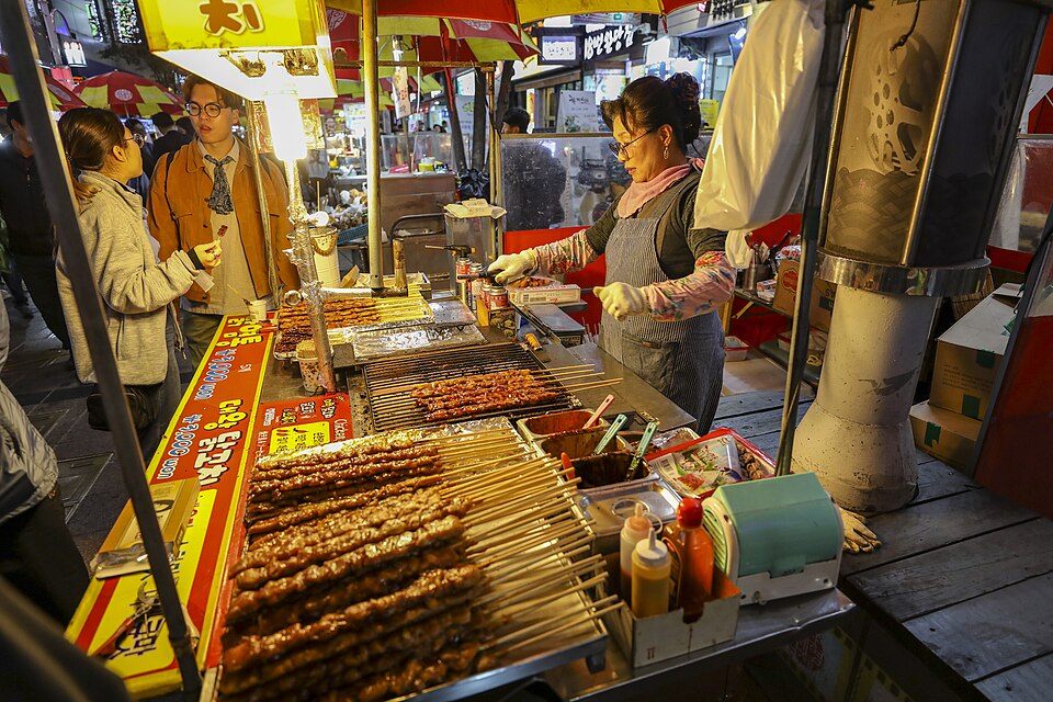 street food in South Korea - Traditional South Korea dish