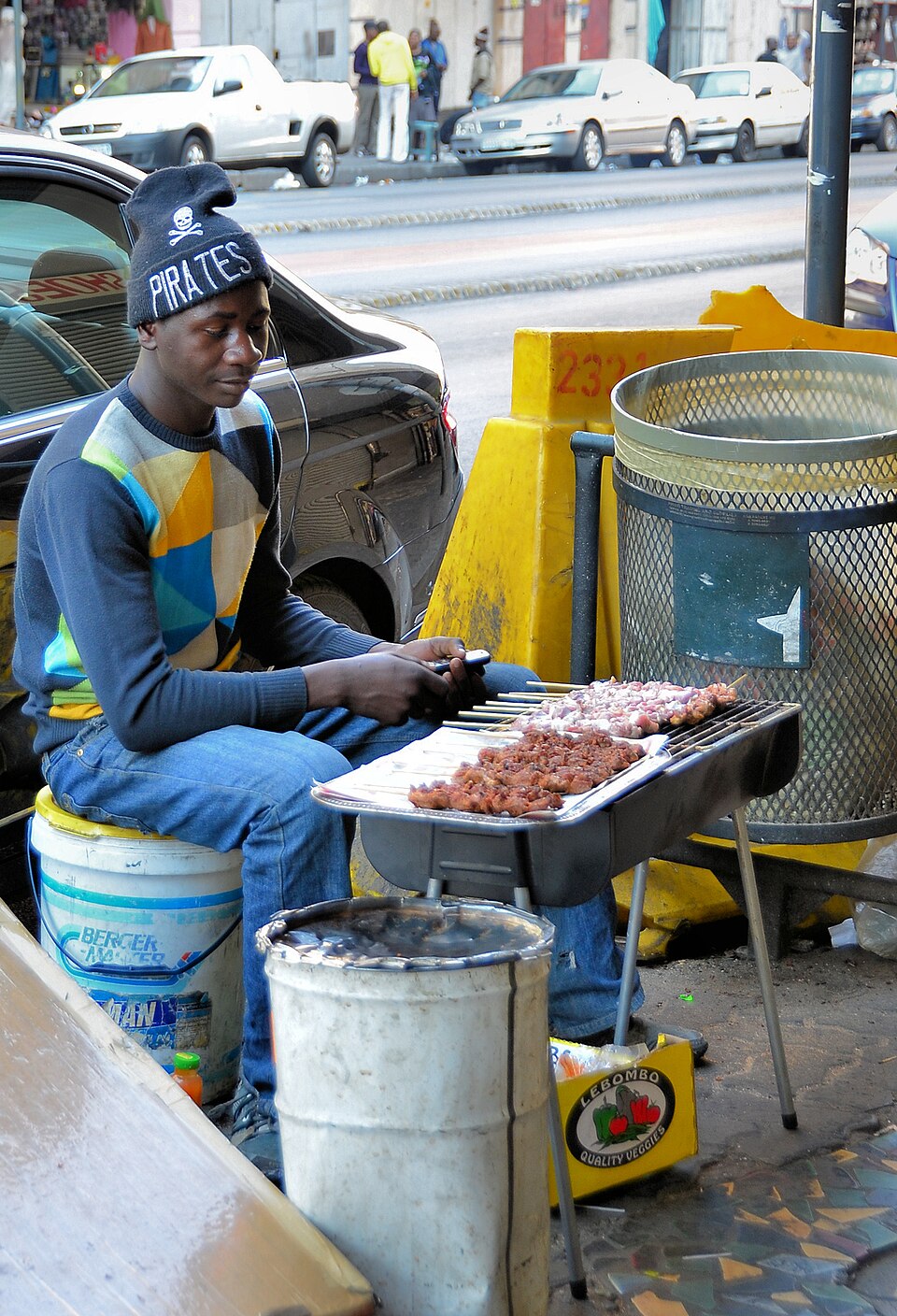 Street food of South Africa - Traditional South Africa dish