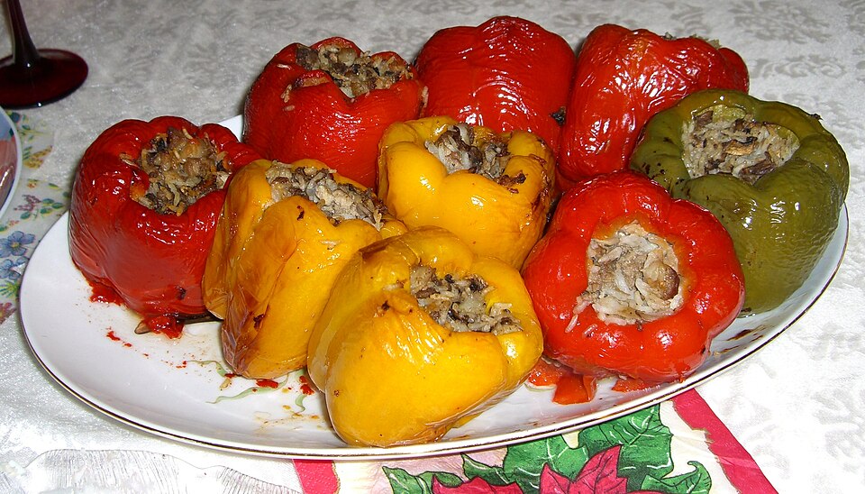 stuffed peppers - Traditional Italy dish