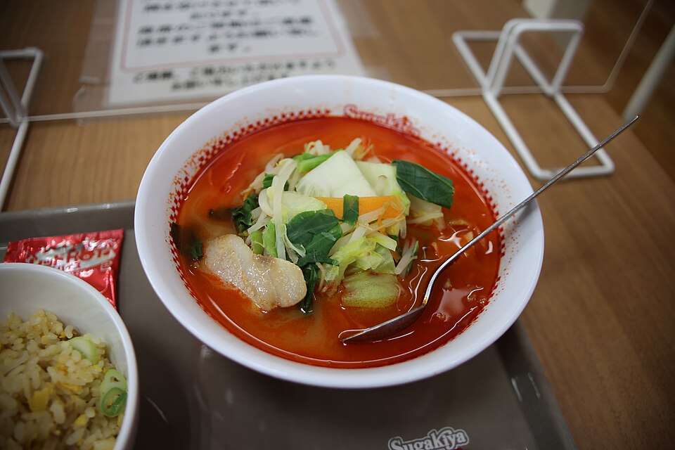 Sugakima2 Jigoku no Aka Ramen - Traditional Japan dish