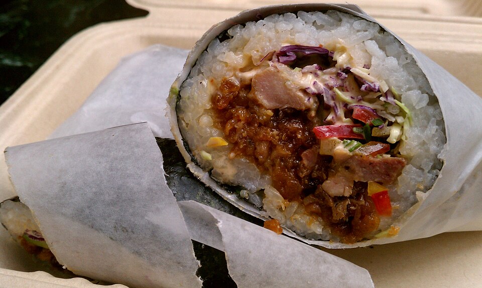 sushi burrito - Traditional United States of America dish