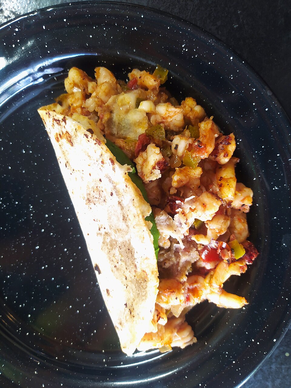 Tacos gobernador - Traditional Mexico dish