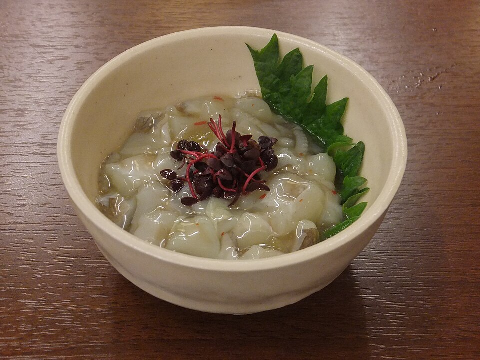 Tako wasabi - Traditional Japan dish