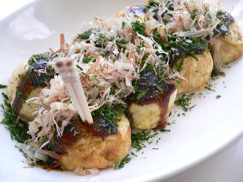 takoyaki - Traditional Japan dish