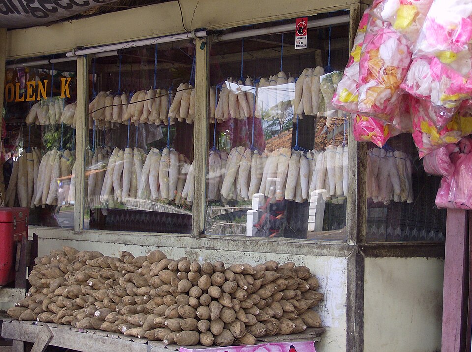 tapai singkong - Traditional Indonesia dish
