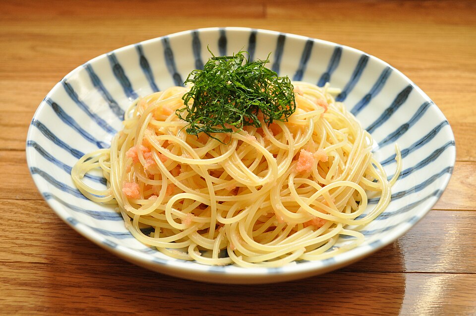 tarako spaghetti - Traditional Japan dish