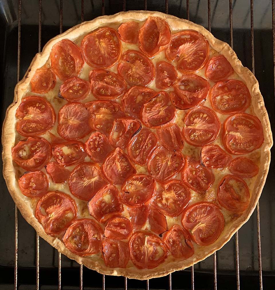Tarte à la tomate - Traditional France dish