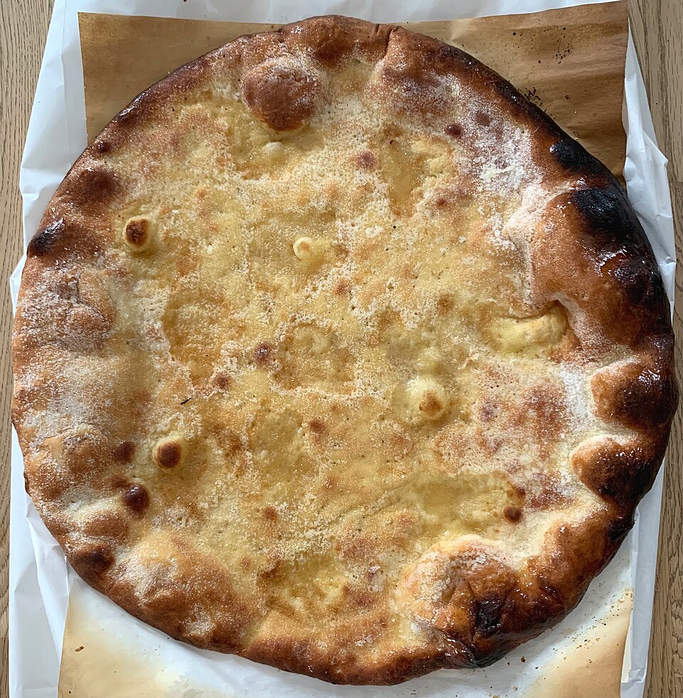 Tarte au sucre de Pérouges - Traditional France dish