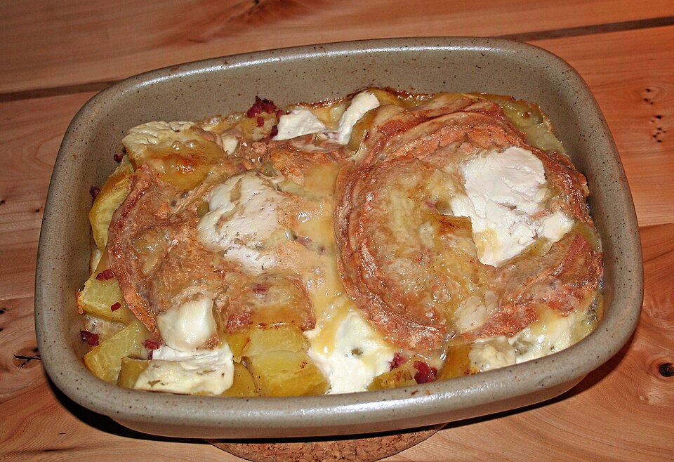 tartiflette au fromage de Herve - Traditional Belgium dish