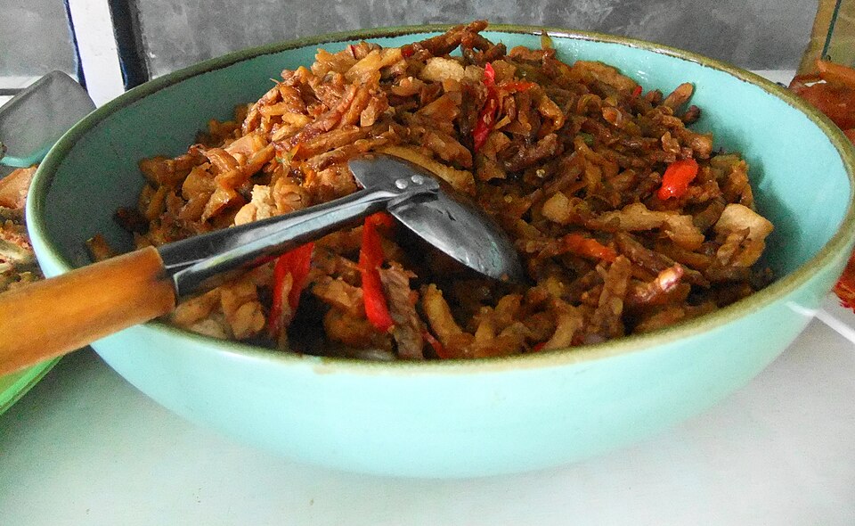 Tempe orek - Traditional Indonesia dish