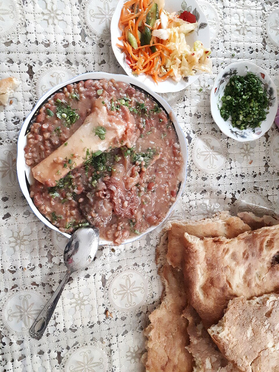 дангича - Traditional Tajikistan dish