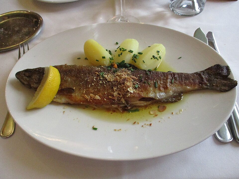 Truite meunière - Traditional France dish