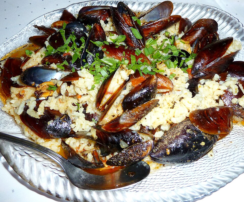 Плов з мідіями - Traditional Ukraine dish