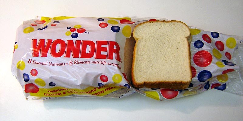Wonder Bread - Traditional United States of America dish
