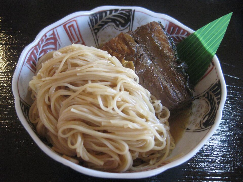Yakisaba-somen - Traditional Japan dish