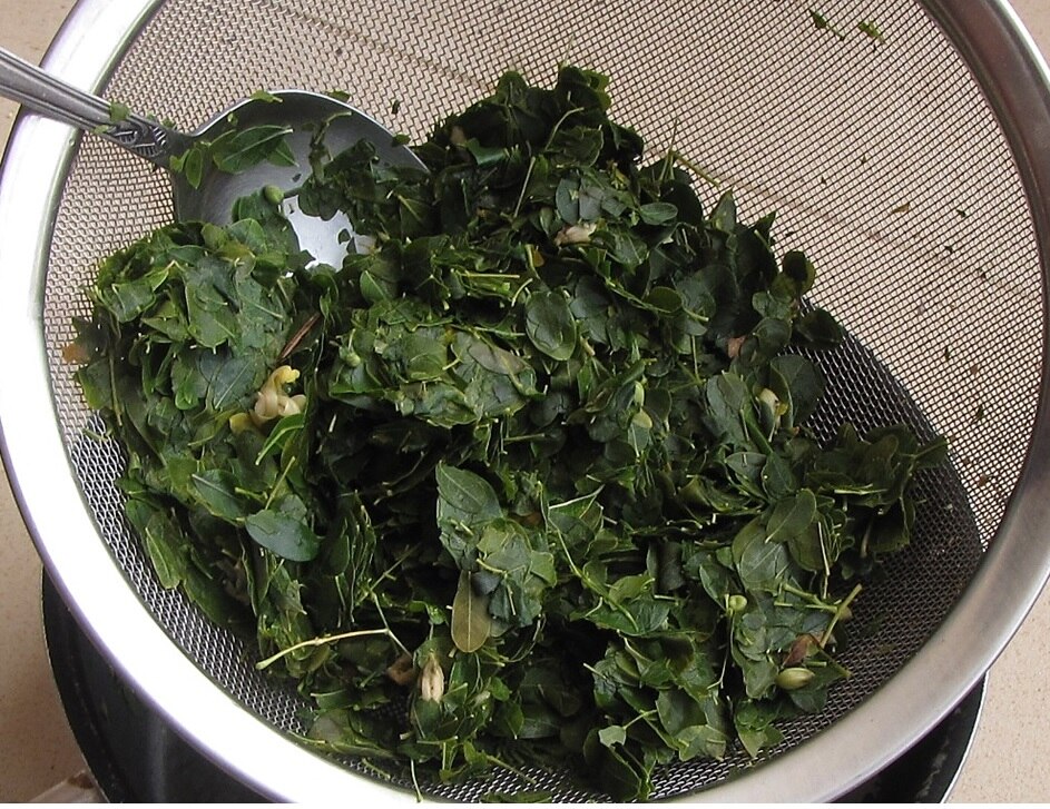 Zogale salad - Traditional Nigeria dish