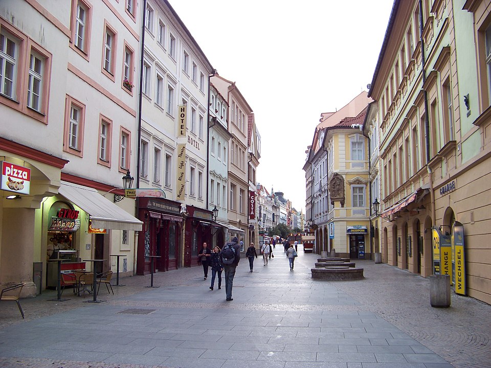 středověký hradební můstek