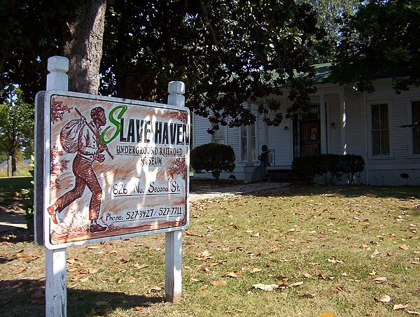 Slave Haven Underground Railroad Museum