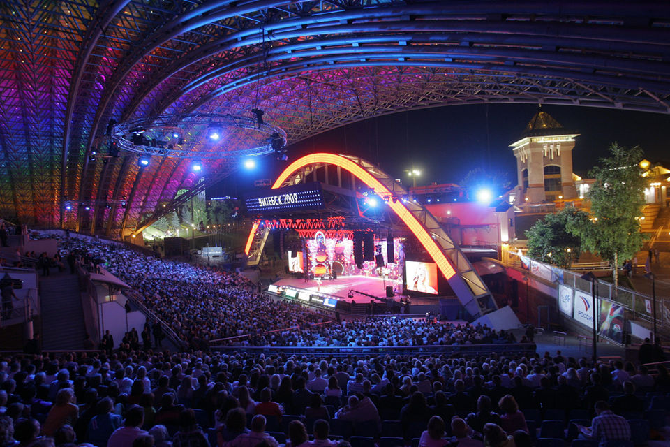 галоўная сцэна фестывалю «Славянскі Базар»